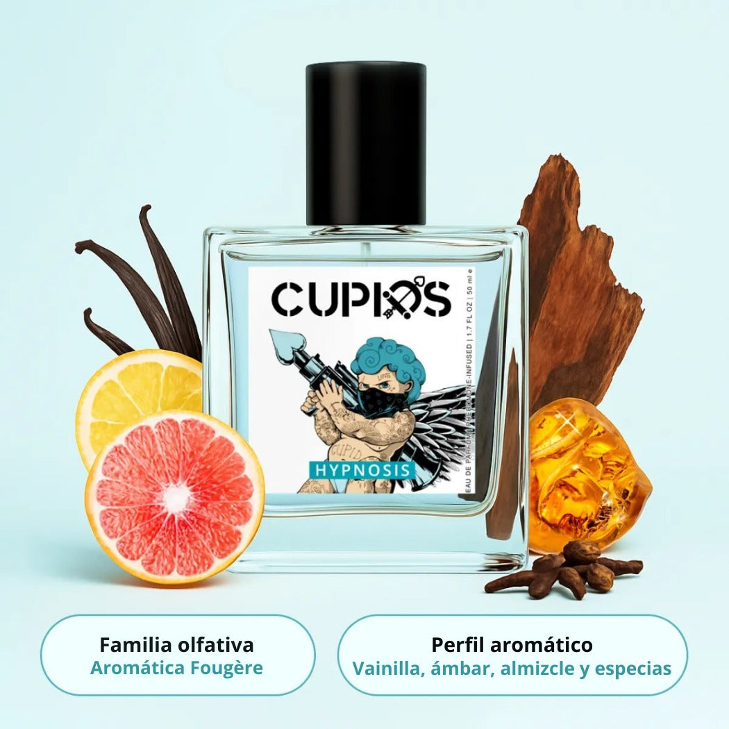 Llama la atención y enciende su deseo con dos rociadas de Perfume HIPNOTIC CUPIDS